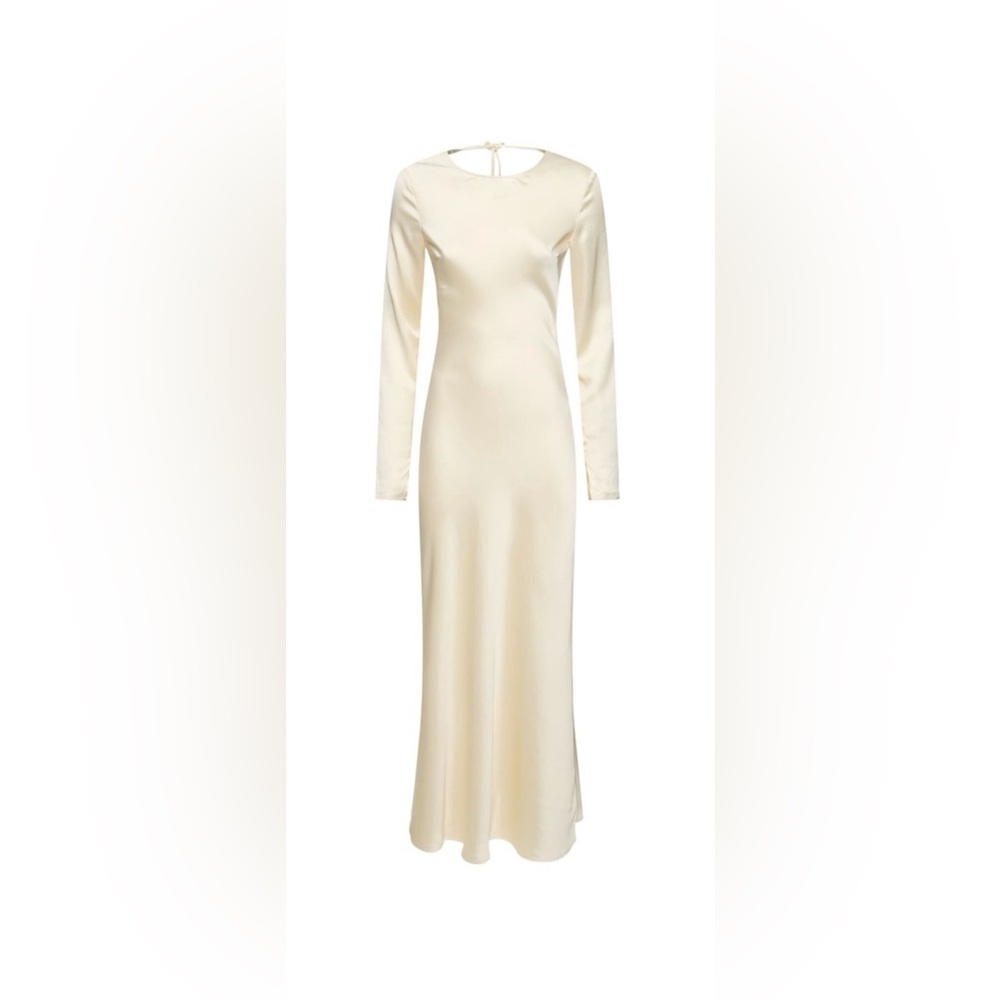Backless Dress in Ivory